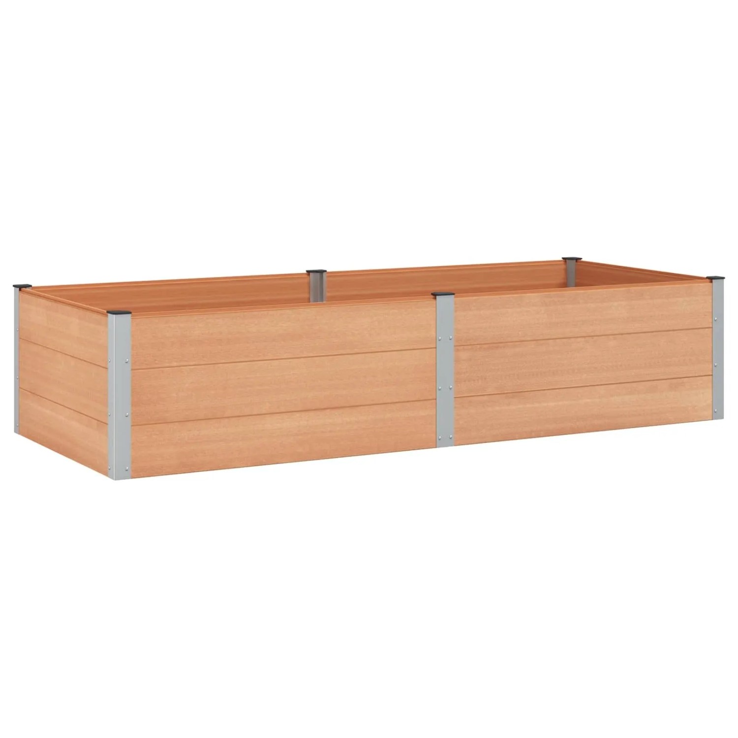 vidaXL Hochbeet Braun 250 x 100 x 54 cm 42039010