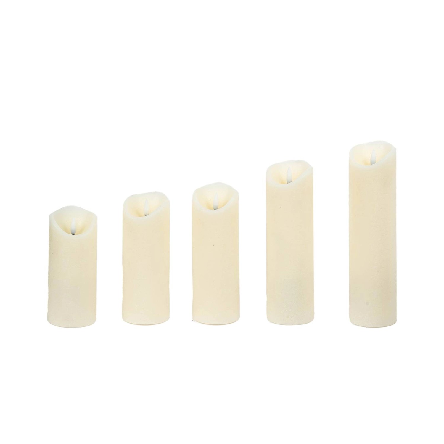 Lindby LED Lichterketten Candora 10015378 Dimmbar mit Leselampe Modern in Weiß 5-flammig Wohnzimmerleuchte