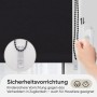 Sekey Verdunkelungsrollo, schwarz, 80x210cm, mit Kettenzug und Kindersicherung.