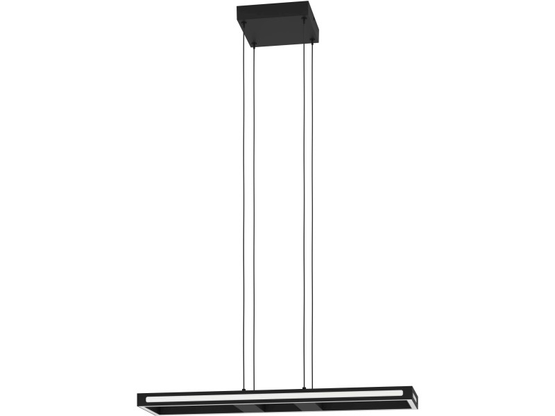 Eglo LED-Hängeleuchte Salvilanas-Z 21 W 110 cm Schwarz Weiß kaufen bei OBI