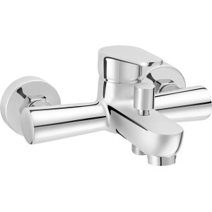 baliv Wannenarmatur WA-5060 Chrom, Einhebelmischer mit Umsteller für Wanne und Dusche.