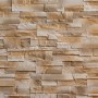 Stegu Verblender Istria Beige aus Gips, mediterrane Wandgestaltung.