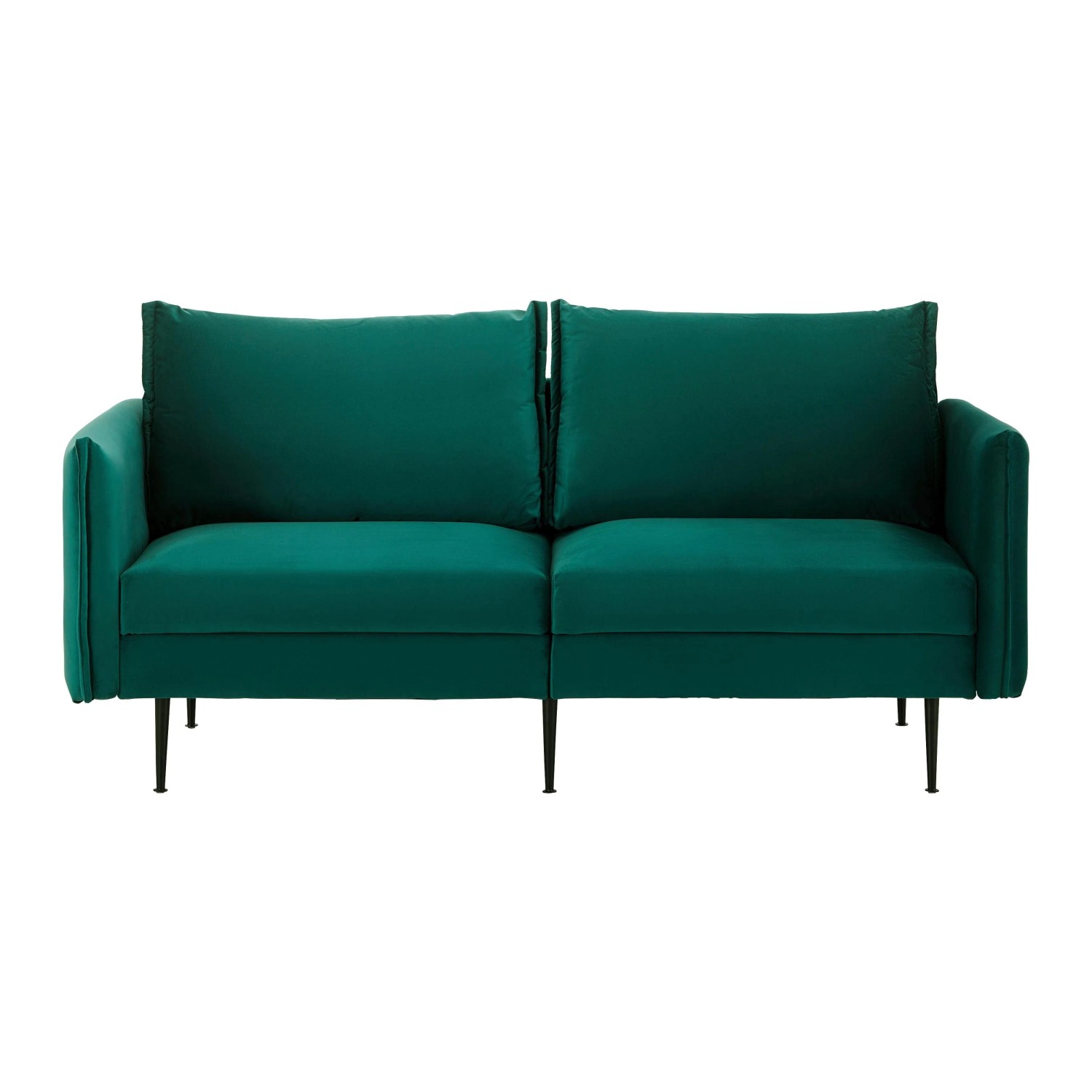 Bessagi Home Sofa Yara Grün Samt