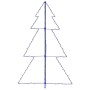 Weihnachtskegelbaum mit 200 blauen LEDs für Innen und Außen, 150cm hoch.