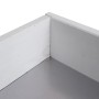 PROREGAL Gartenschrank Mit Arbeitsplatte 86x104x52cm Outdoor Tanne Holz Weiß_3