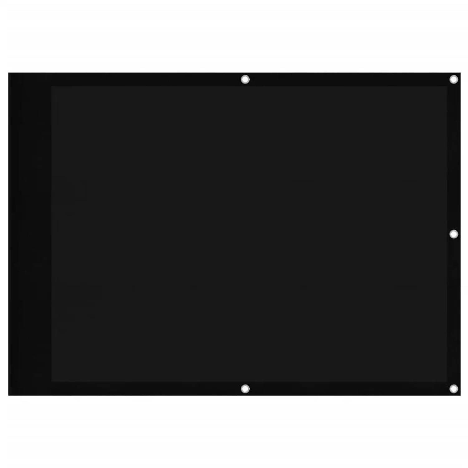 vidaXL Balkon-Sichtschutz Schwarz 75x1000 cm 100 % Polyester-Oxford 4000363 günstig online kaufen