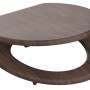 Schütte WC-Sitz MDF Dark Wood mit Absenkautomatik, dunkle Holzoptik.