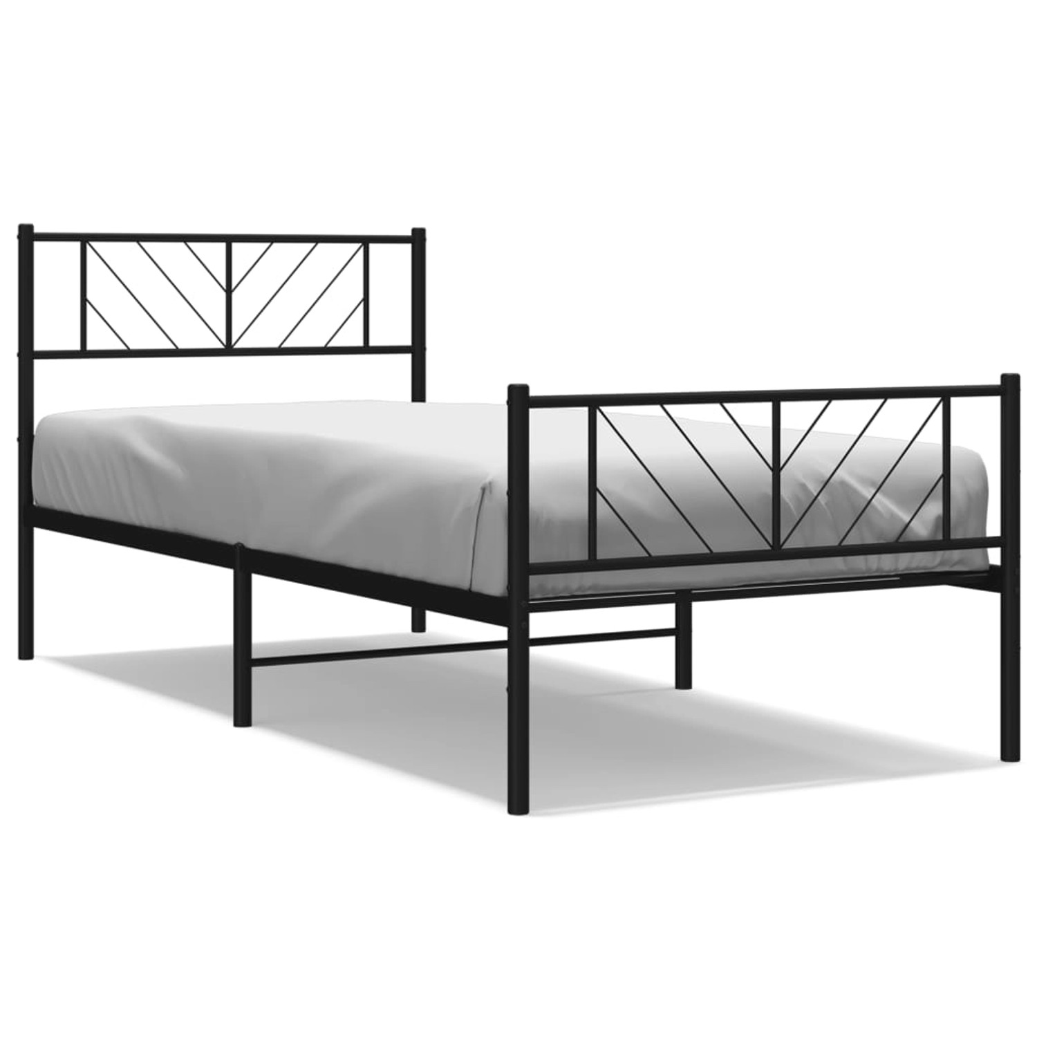 vidaXL Bett Bettgestell mit Kopf- und günstig online kaufen