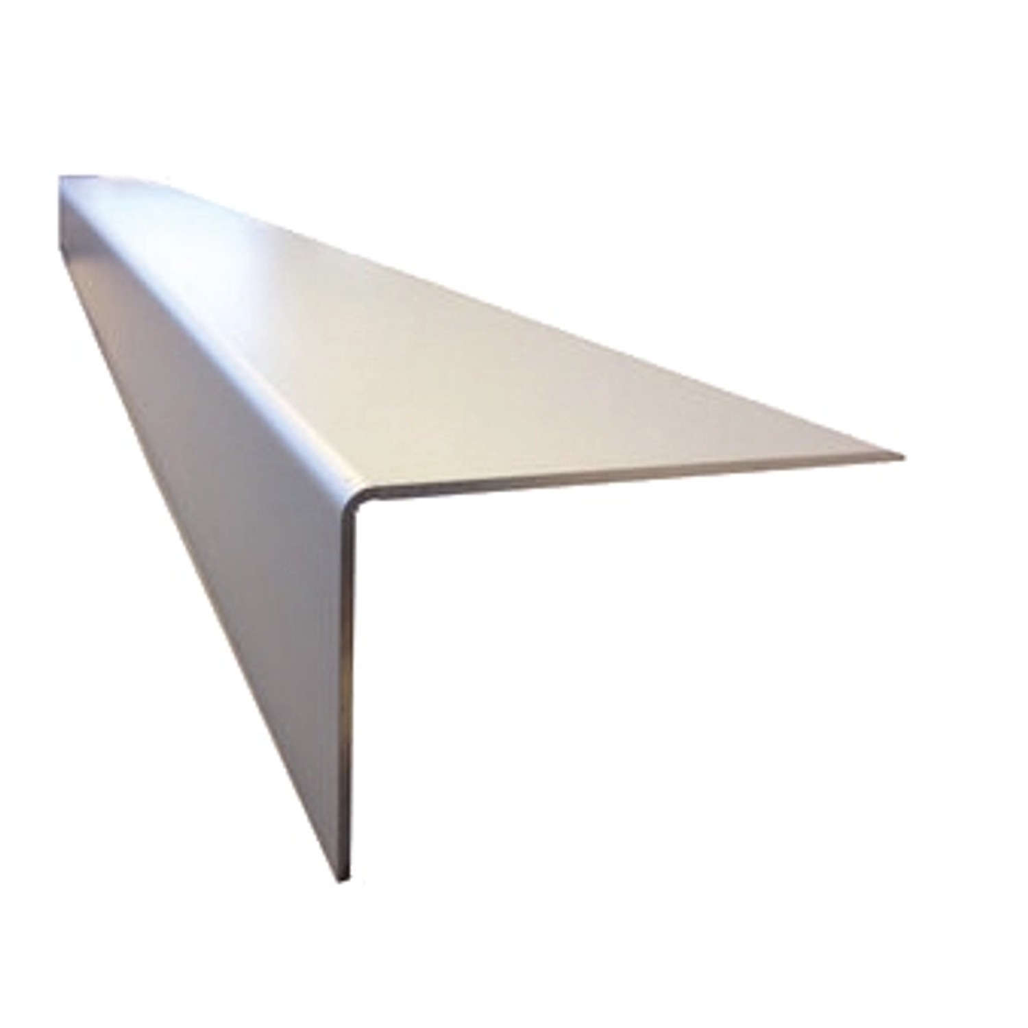 GartenLand Aluminium Abschlussprofil Winkel 40 x 60 x 2900 mm Silber Eloxiert
