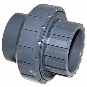 Summer Fun PVC Verschraubung 50 mm mit beidseitiger Klebemuffe für Pool Verrohrung.