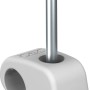 OBO Nagelschelle (10-14mm) mit Stahlnagel, 100er-Pack für Kabelbefestigung.