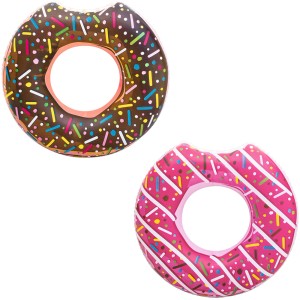Bestway Schwimmring Donut, 2-fach sortiert, Ø 94 cm. Badespaß im Donut-Design für Kinder und Erwachsene.