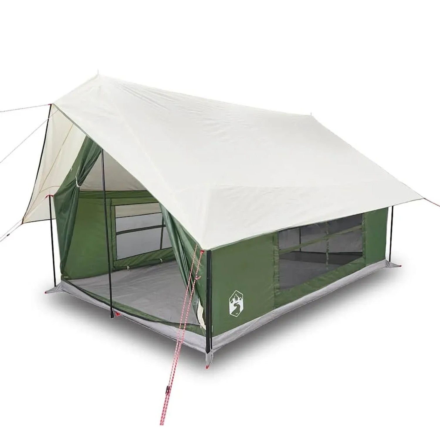 Furnicato Campingzelt Familienzelt 353 X 248 X 210 Mm Grün