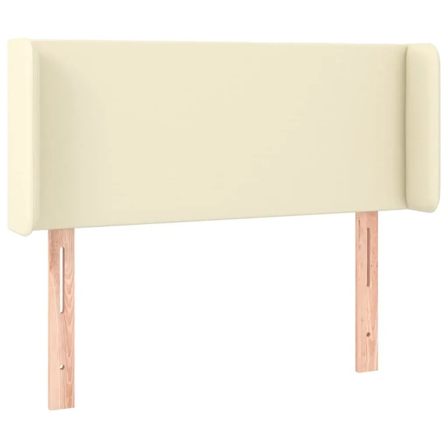 vidaXL LED Kopfteil Creme 83x16x78/88 cm Kunstleder 3123030