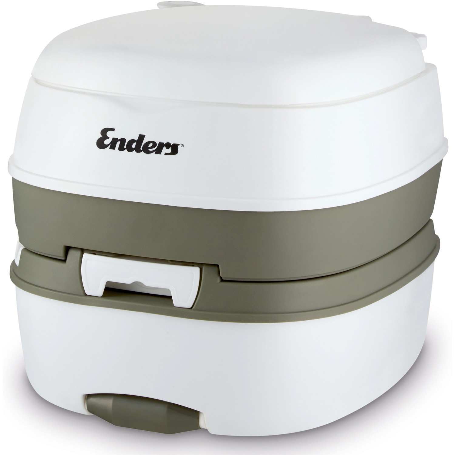 Enders Campingtoilette WC Deluxe Green Starter-Set, tragbare Chemietoilette für Camping und Reise.