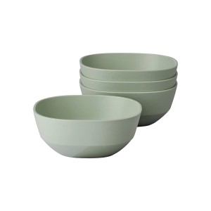 Mepal Silueta Schalen 250 ml 4er Set in Nordic Sage, stapelbares Geschirr.
