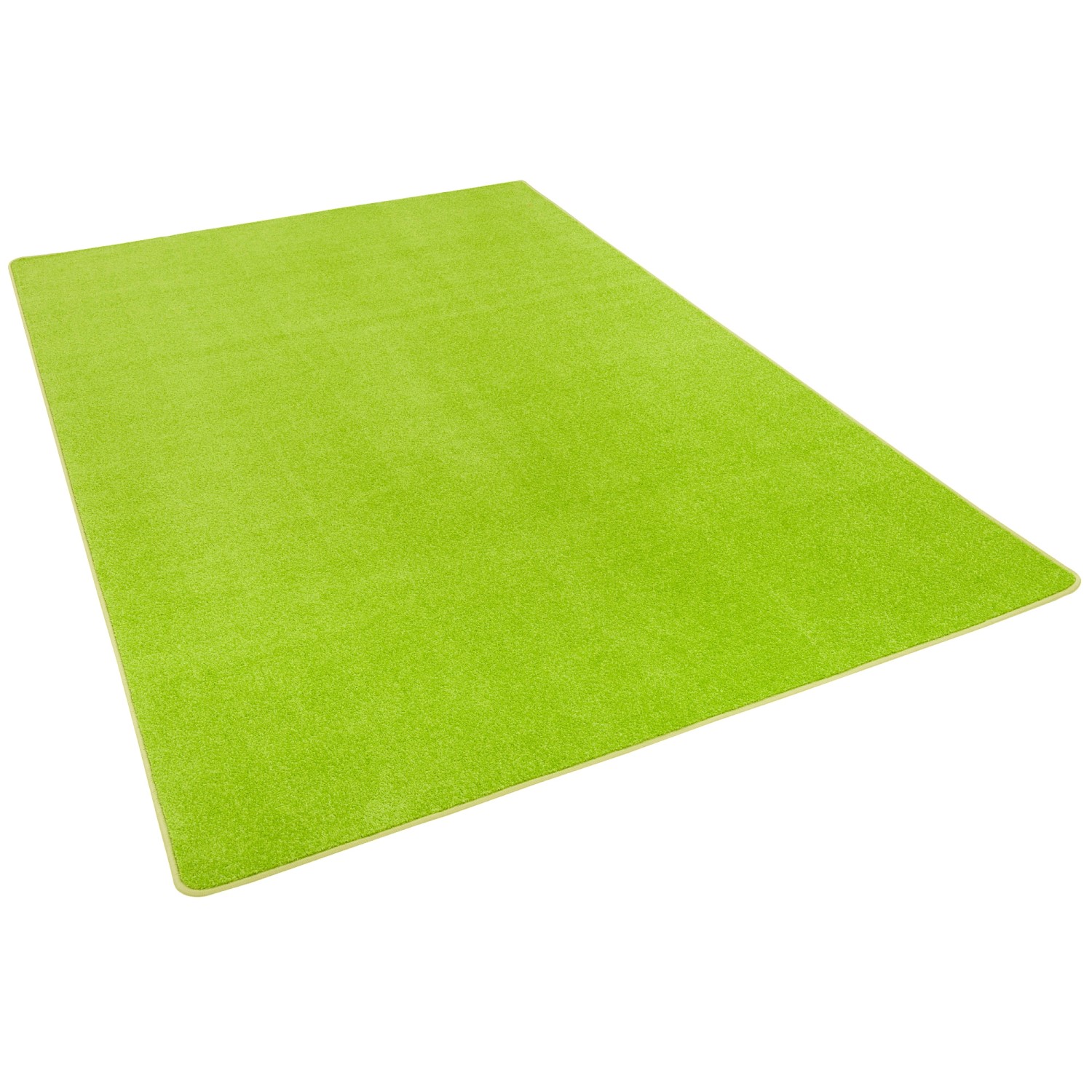 Snapstyle Trend Velours Teppich Joy Grasgrün 100x100cm günstig online kaufen