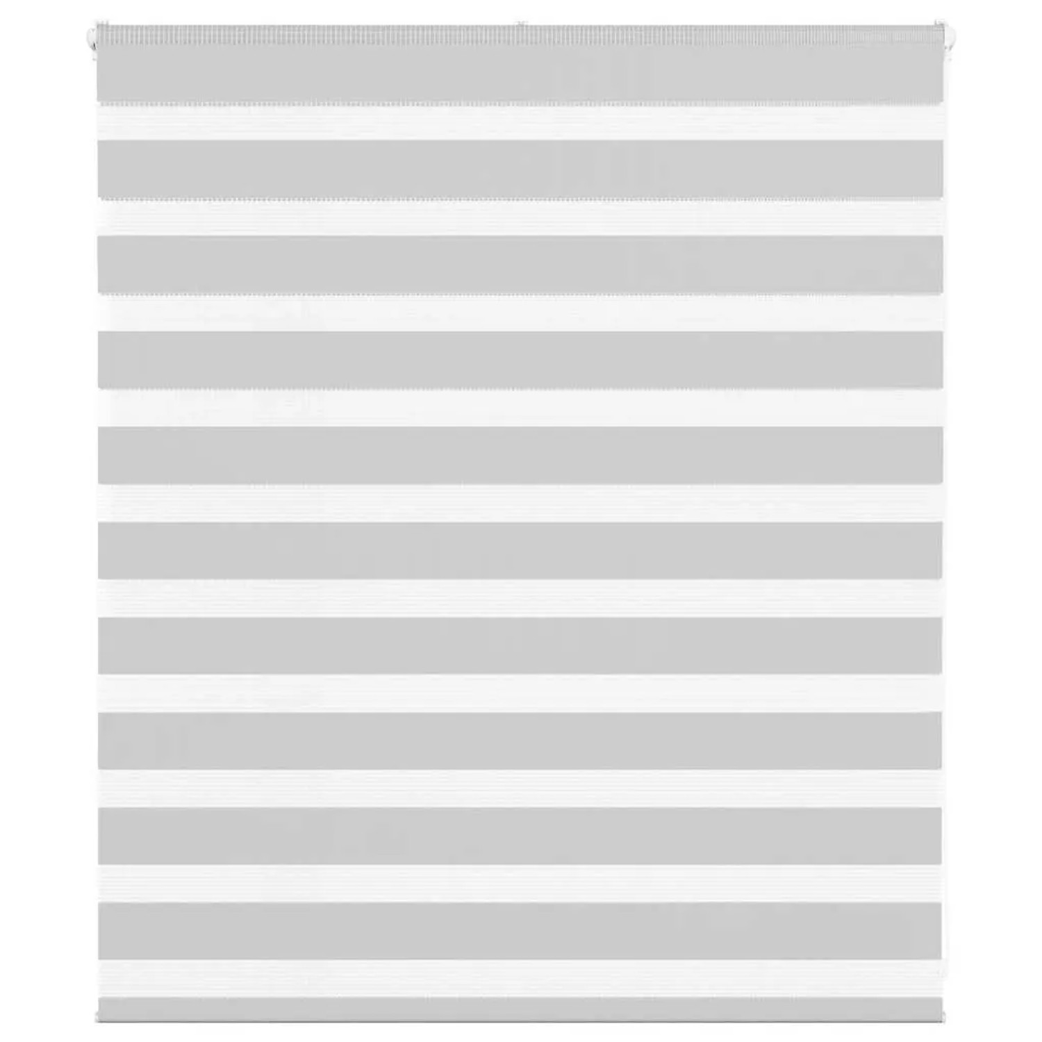 vidaXL Doppelrollo Hellgrau 130x100 cm Stoffbreite 125,9 cm Polyester 40144 günstig online kaufen