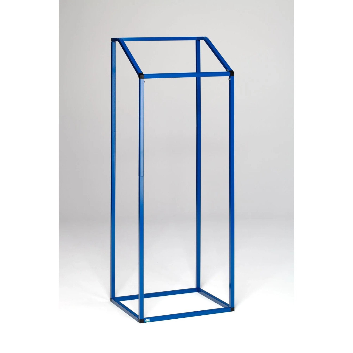 PROREGAL Robuster Müllsackhalter Aus Vierkantrohren Für 1000 Liter HxBxT 183,5 x 63 x 54 cm Stahl Blau