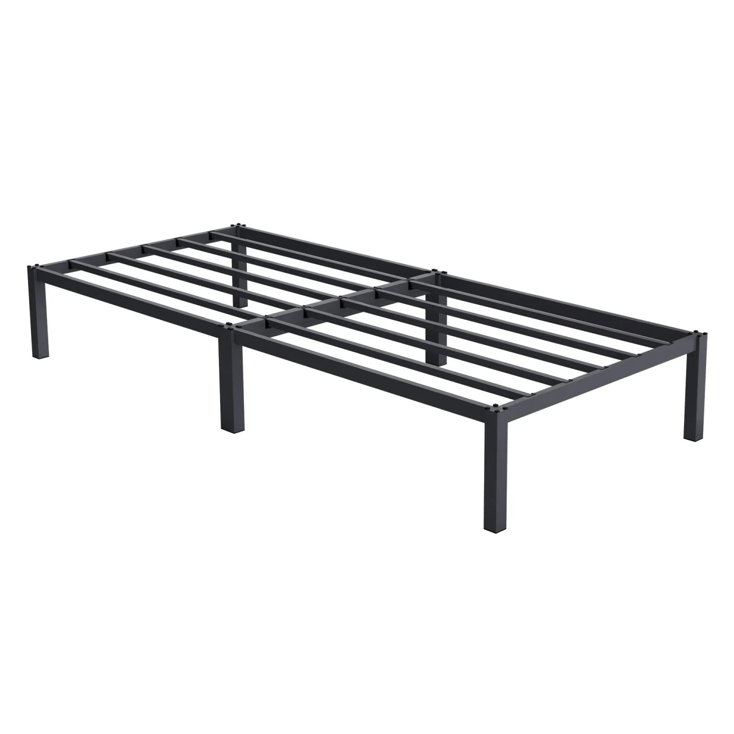 ML-Design Metallbett 90x200 cm Stahlrahmen mit Lattenrost Anthrazit Bettgestell