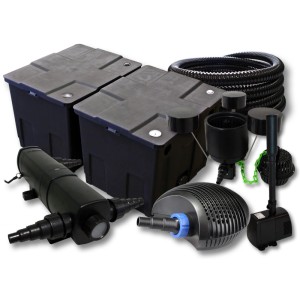 Sunsun Filter Set 60000L Teich 24W Uvc40W Pumpe Schlauch Skimmer Springbrunnen