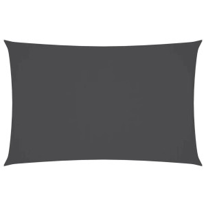 vidaXL Sonnensegel Oxford-Gewebe Rechteckig 5x8 m Anthrazit 135111