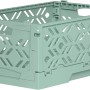 Mintgrüne Klappbox Mini, 3 Liter, ideal zur Aufbewahrung und platzsparend verstaubar.