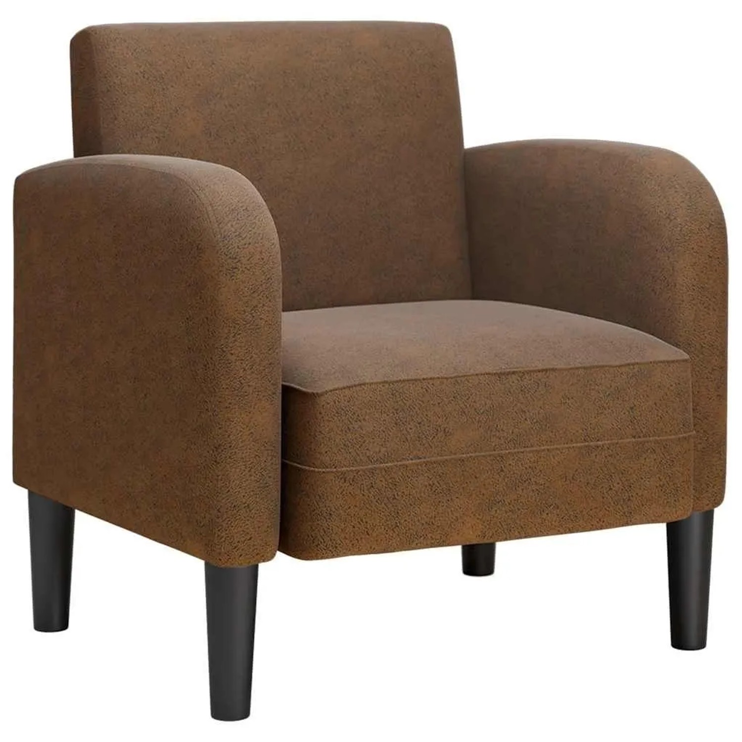 vidaXL Sessel mit Armlehnen Braun 54 cm Kunstleder 4100534