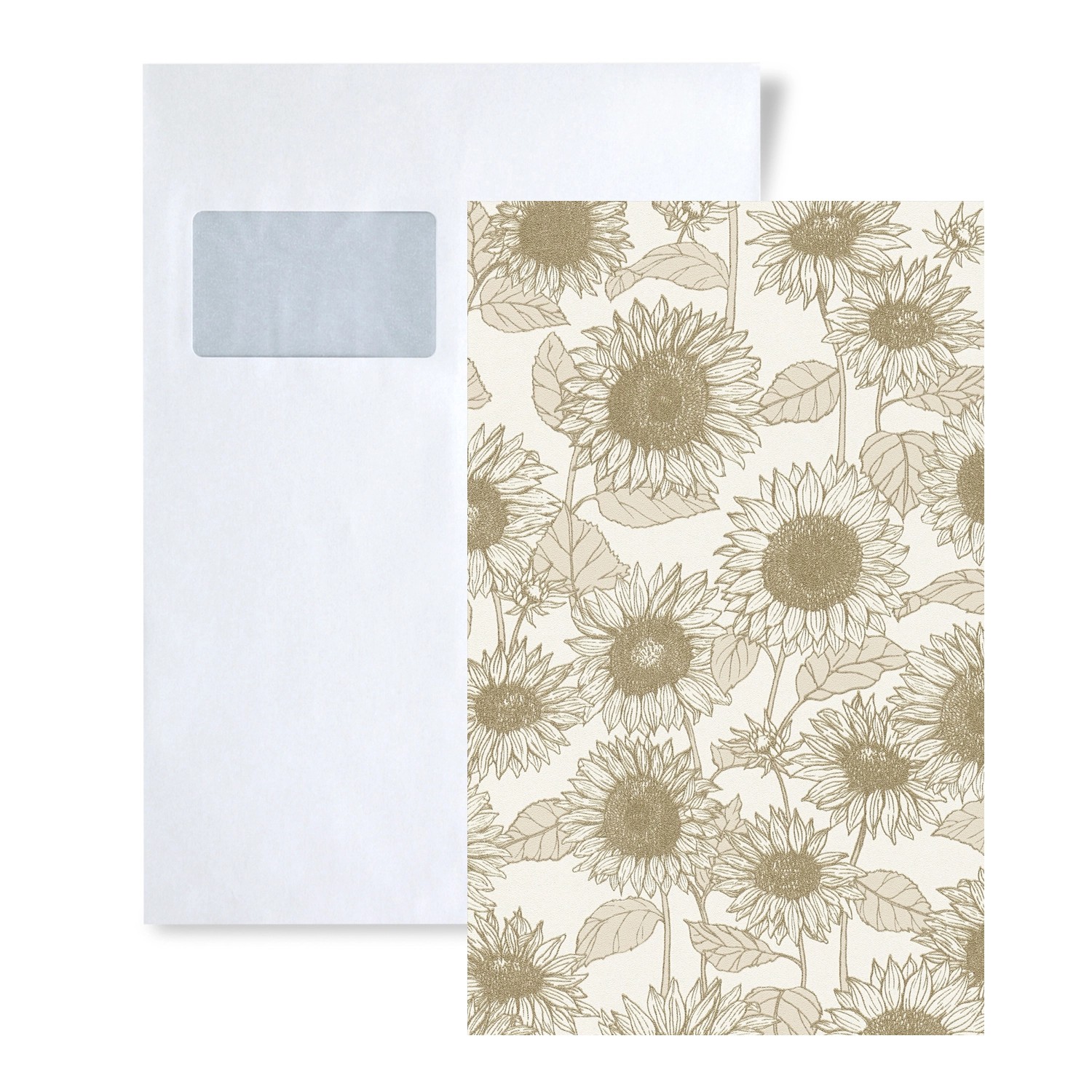 PROFHOME 1 MUSTERSTÜCK S-376851-GU DIN A4 MUSTER der Floral Tapete günstig online kaufen