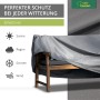 Mehr Garten Premium Schutzhülle für Gartenbank, wasserdicht und UV-beständig.