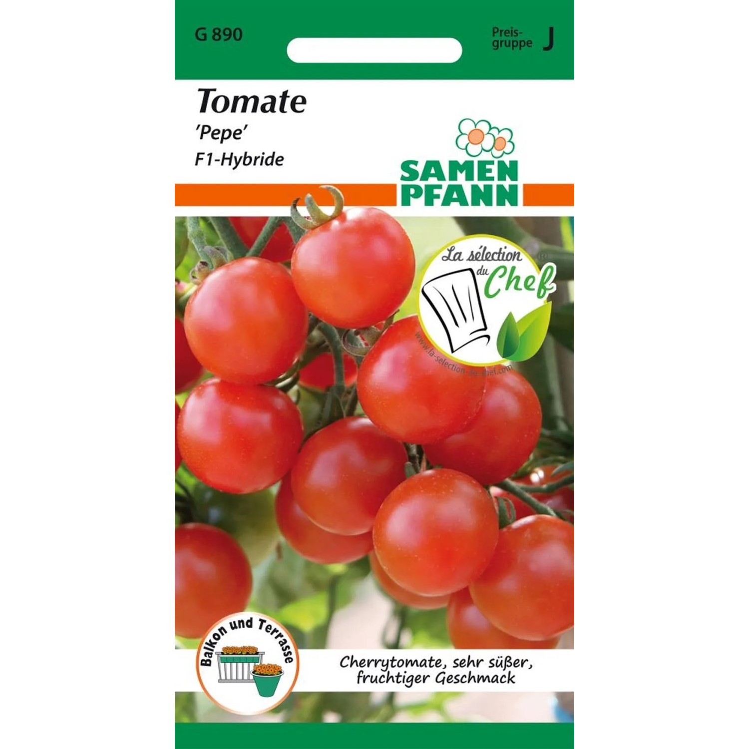 SAMEN PFANN Tomate Pepe F1 Cherry-Tomate