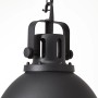 Schwarze Brilliant Pendelleuchte Jesper, Ø 38 cm, aus Metall und Glas.