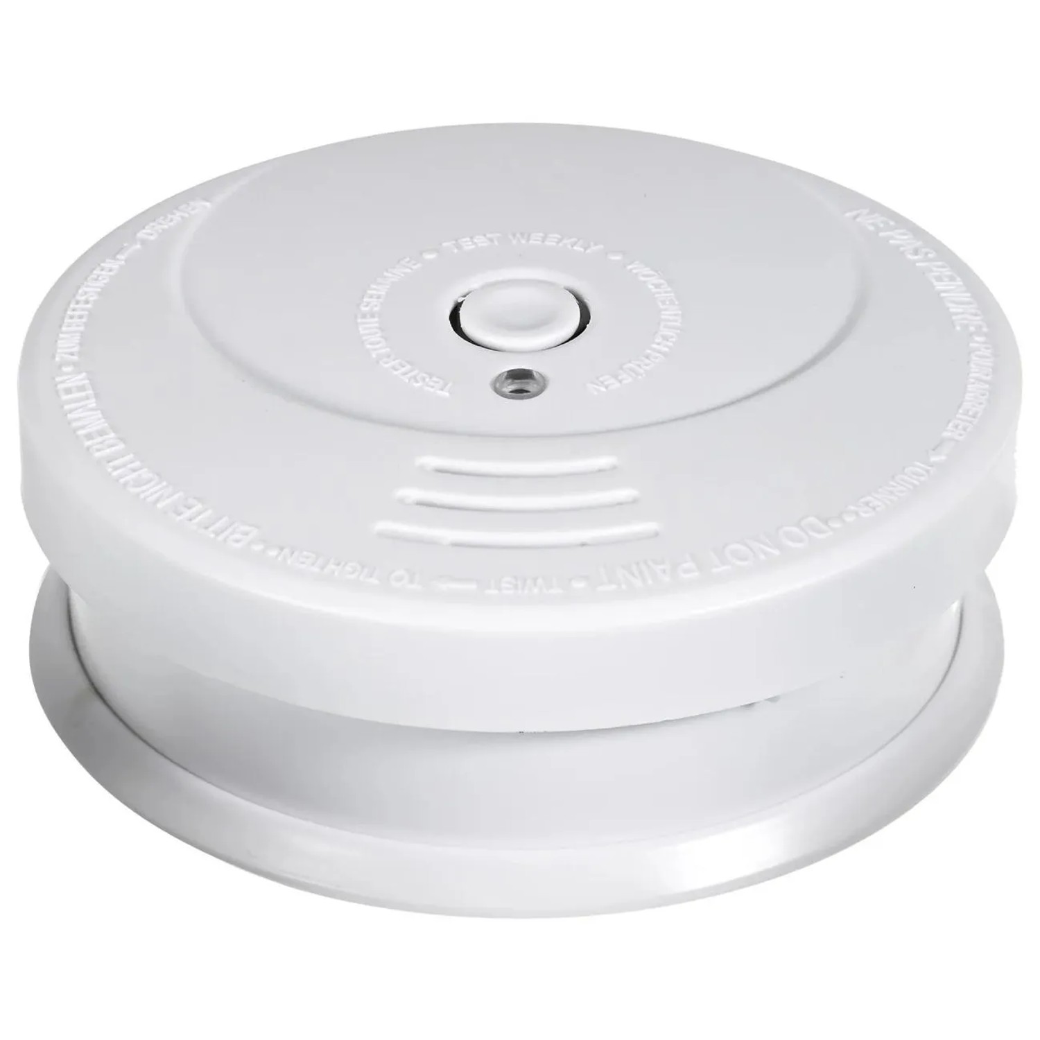 Westfalia Rauchwarnmelder mit 9 V Batterie Ø 98 mm WeiSS