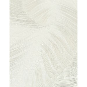 Beige Vliestapete Aurora Trace von Erismann mit dezentem Feder-Design und Glitzer.