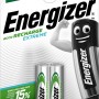 Energizer Extreme AAA Akkus, 2er Packung, wiederaufladbare Micro Batterien mit 800 mAh.