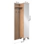 Homestyle4u Garderobe Flurgarderobe mit Spiegel Flurmöbel Garderobenpaneel_3
