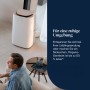 Weißes De'Longhi Klimagerät PAC-AP120, mobil, für angenehme Raumtemperatur.