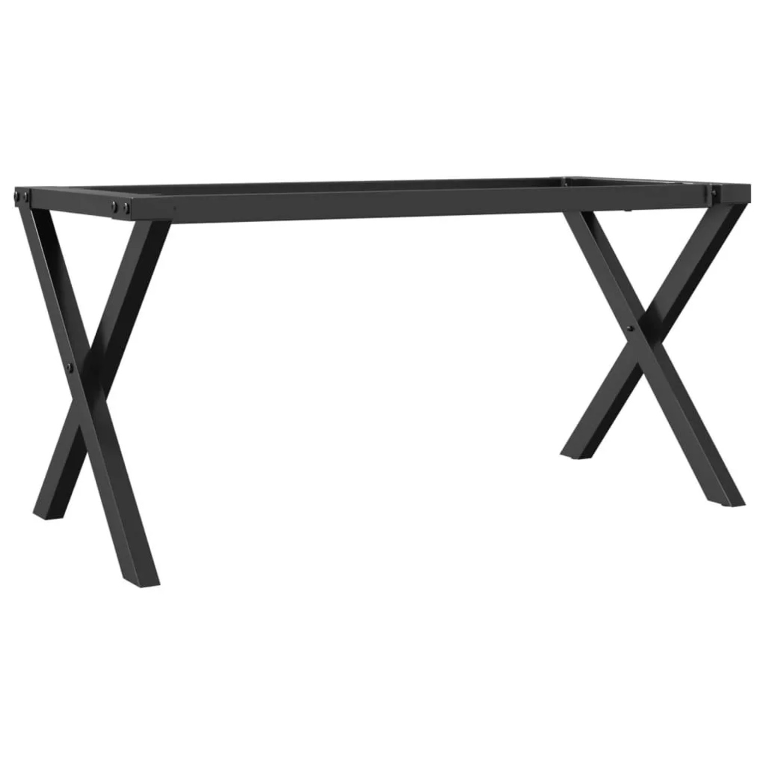 vidaXL Couchtisch-Gestell in X-Form 80x40x43 cm Stahl 357900