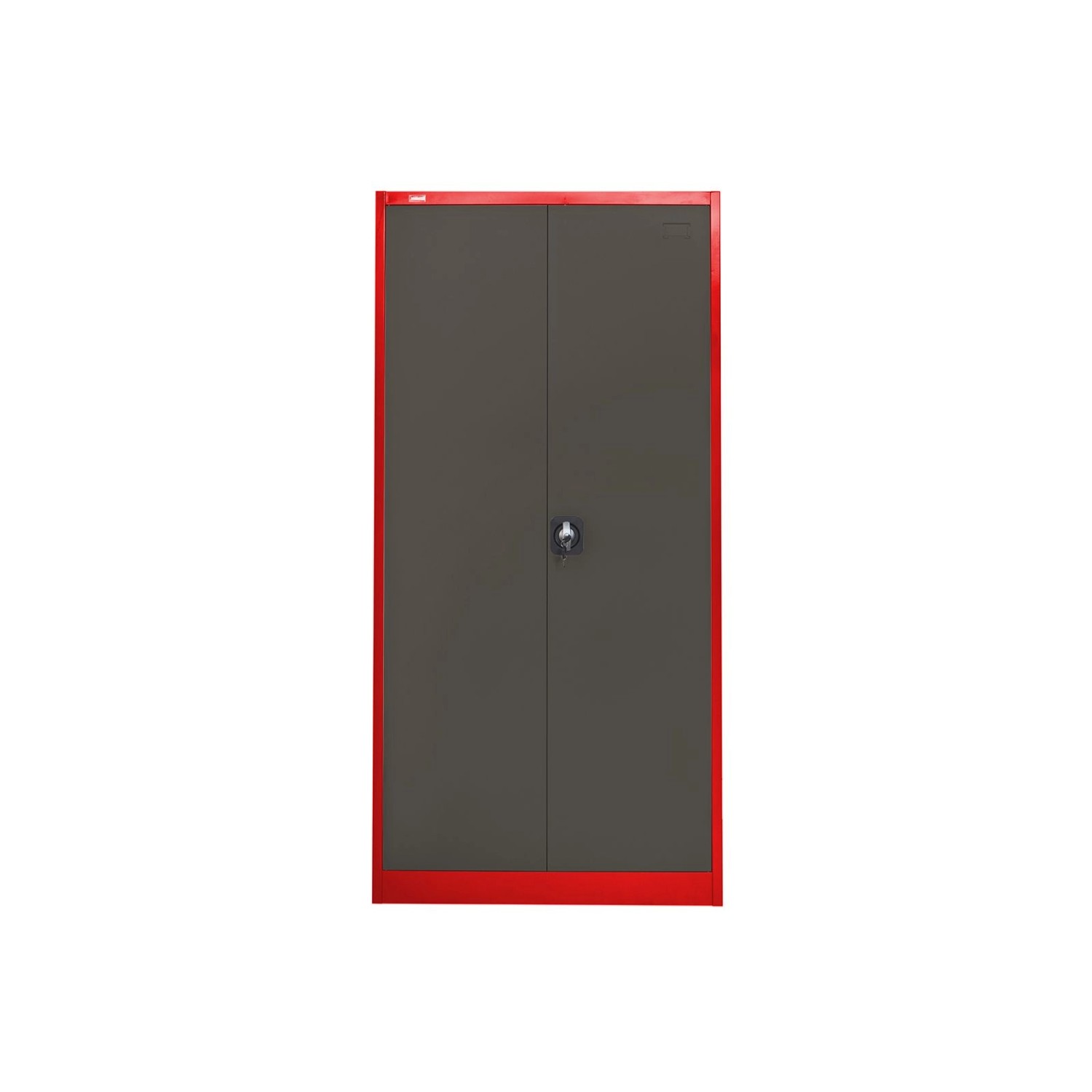 Jet-Line Stahlschrank Omsk in Anthrazit -Rot 90 x 45 x 185 cm mit Abschließ günstig online kaufen