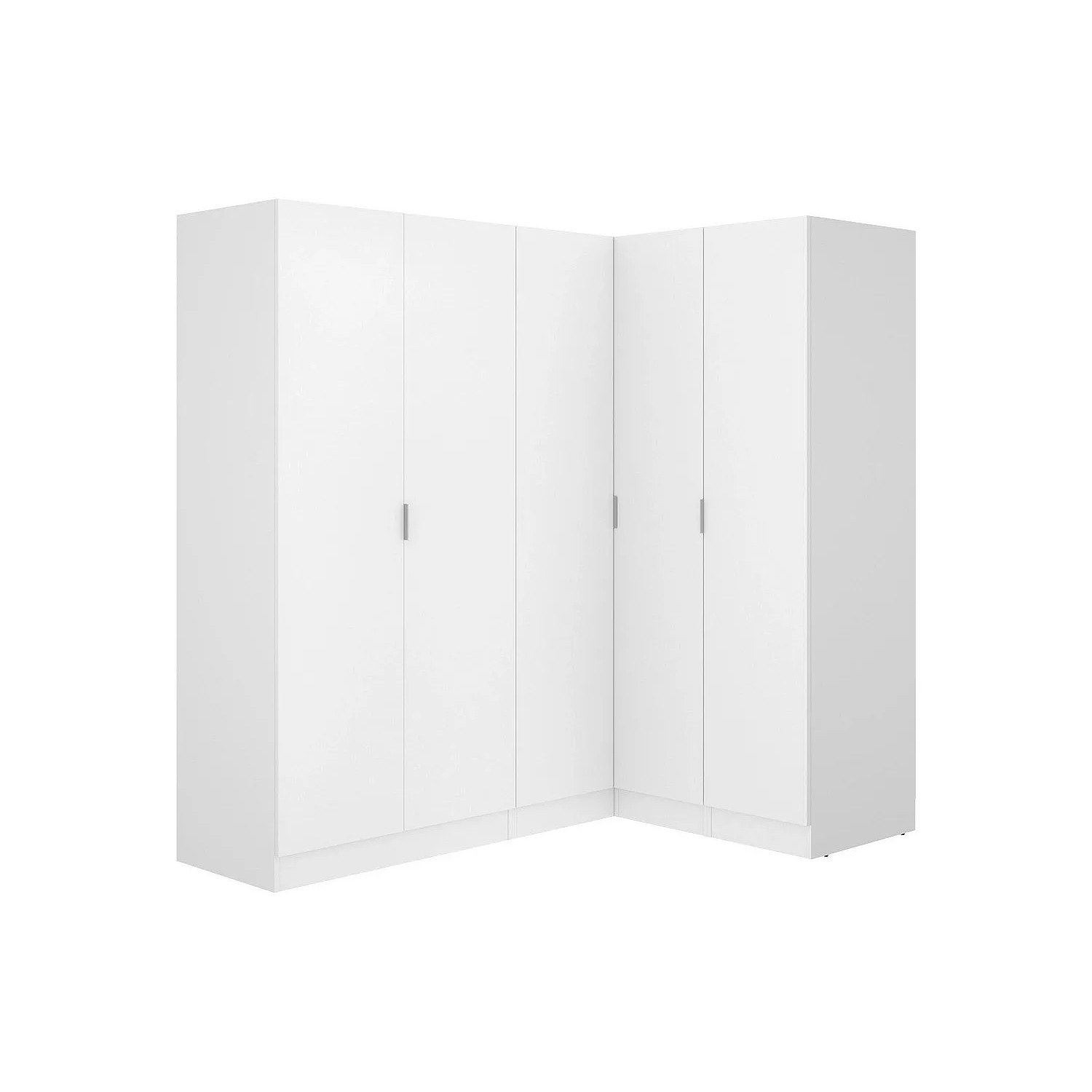 Vente-unique Kleiderschrank Listowel Weiß 173 cm