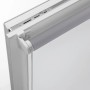 Gardinia EasyFix Rollo Thermo, 90x210 cm, Weiß, Detailansicht der Halterung und des Rollos.