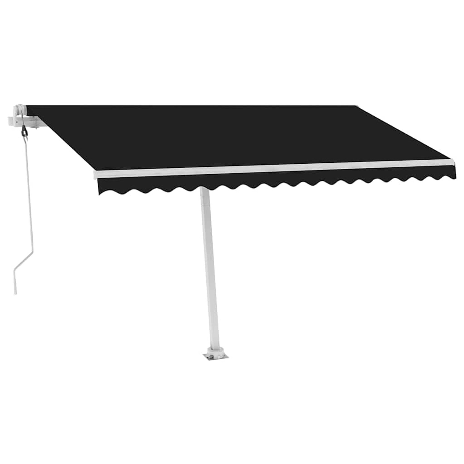 furnicato Standmarkise Automatisch 400x300 cm Anthrazit günstig online kaufen