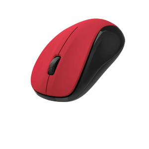 Hama Optische 3-Tasten-Funkmaus MW-300 V2 Geräuschlos USB-Empfänger Rot
