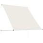 vidaXL Einziehbare Markise 100x150 cm Creme 145892_3
