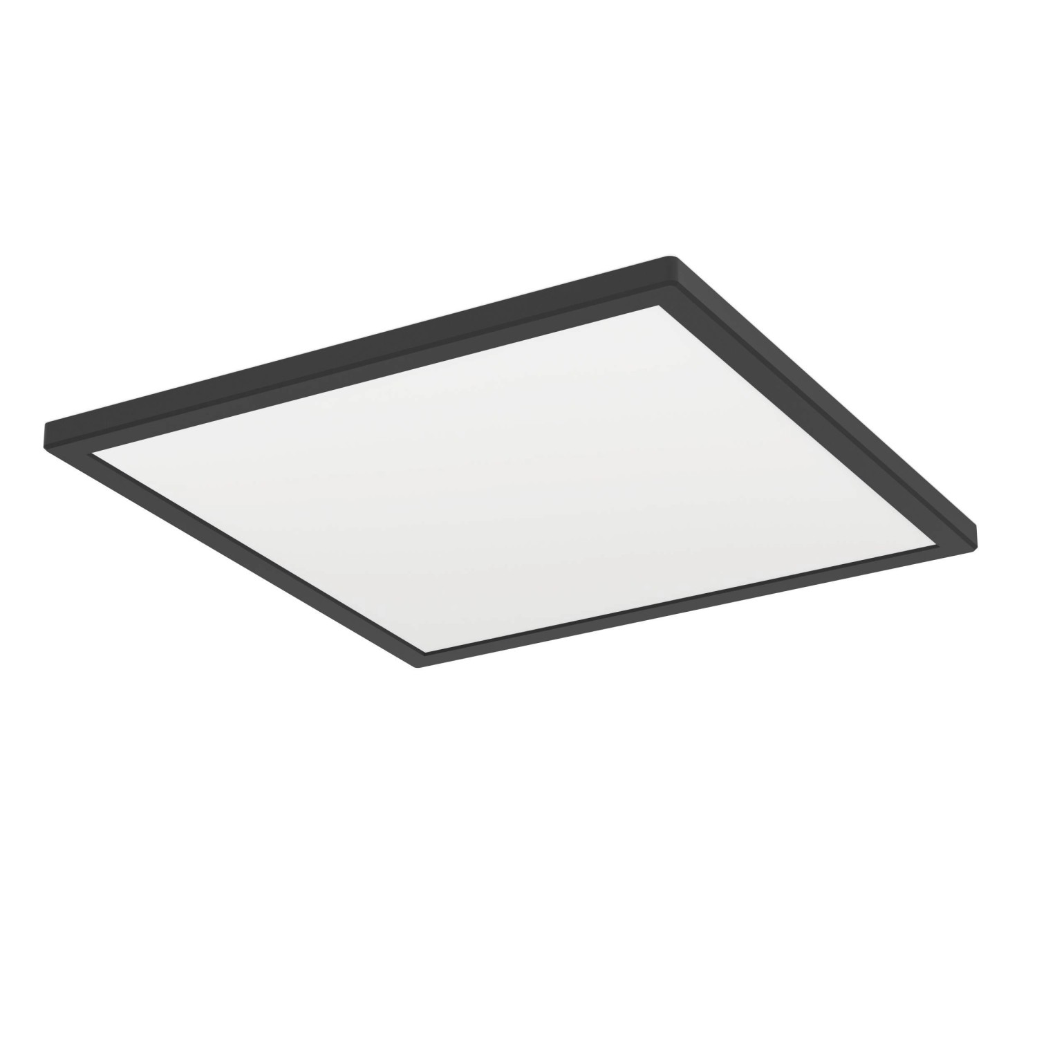 Eglo LED-Deckenleuchte Rovito-R 3 cm x 39 cm Schwarz günstig online kaufen