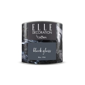 ELLE DECORATION by Crown Wandfarbe Black Glass No. 194, matte, 125ml Dose.