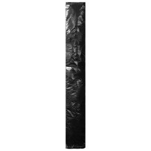 Schwarze vidaXL Schutzhülle für Sonnenschirme, 200cm hoch, aus Polyethylen.