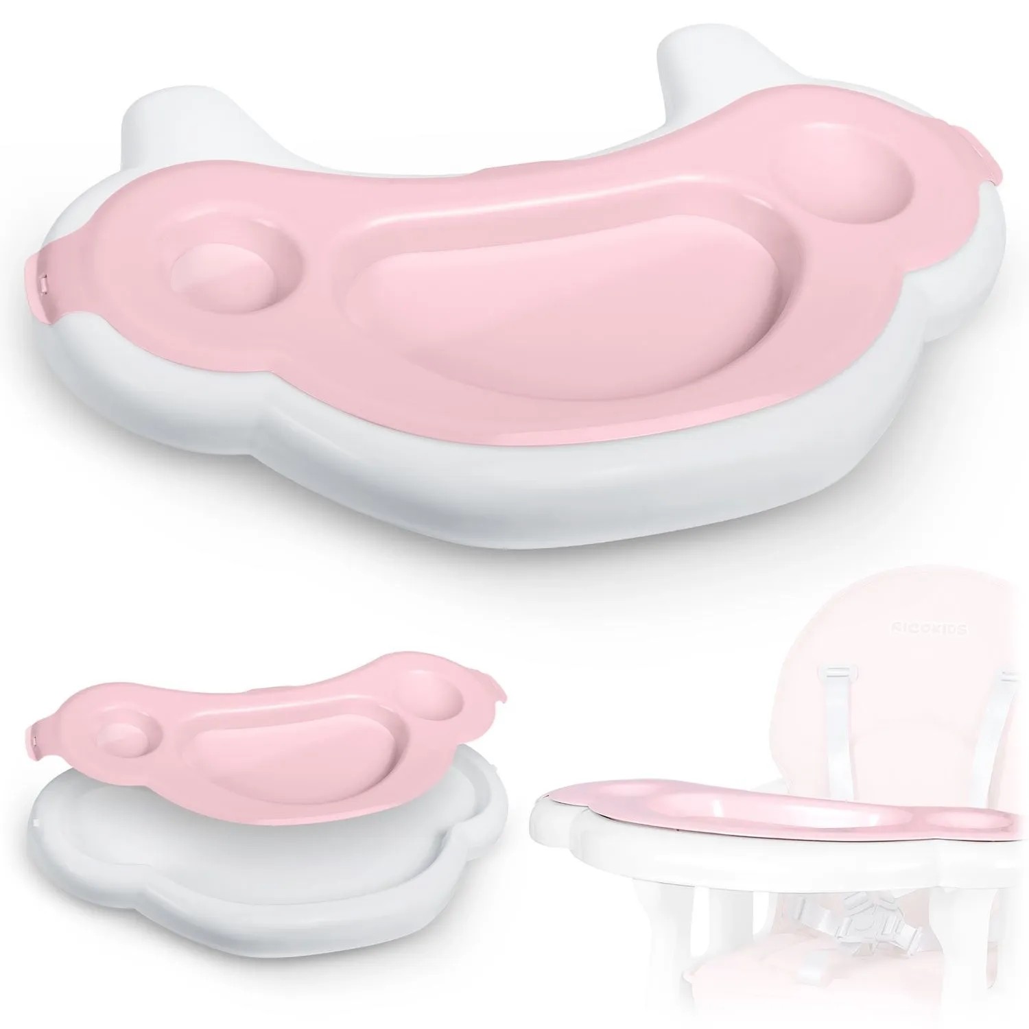 Ricokids Sinco Hochstuhltablett Rosa
