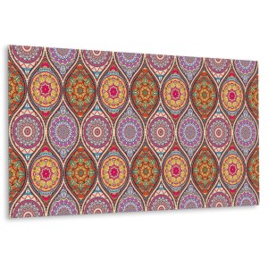 Selbstklebendes Wandpaneel mit Mandala-Muster, 100x50 cm, für die Wandverkleidung.