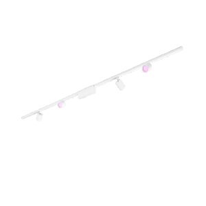 Philips Hue LED-Deckenleuchte Perifo Schienensystem 4 Spots Weiß